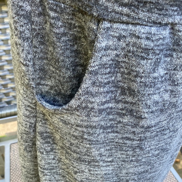 Pescara dark gray dress with pockets and rope belt sz. L - Picture 3 of 5